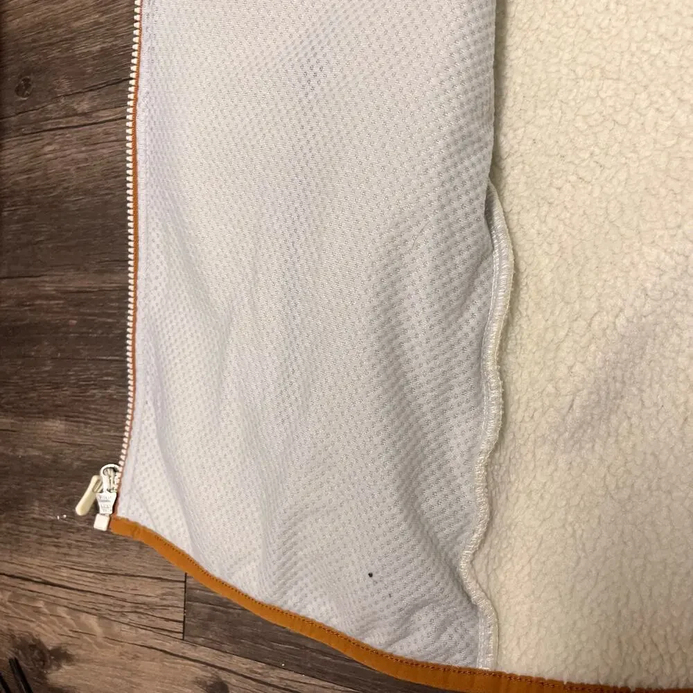 Marmot Wiley Polartec Sherpa Fleece Jacket Cream Brown Full Zip XS Gorpcore Cozy - Picture 13 of 13